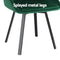 Artiss Dining Chairs Set Of 2 Velvet Upholstered Green Cafe Kirtchen Chairs