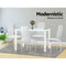 Artiss 5 Piece Dining Table Set - White