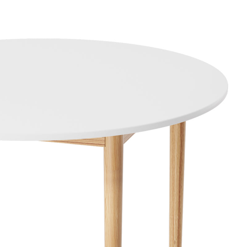 Artiss Dining Table Round White 108CM Diameter Demi