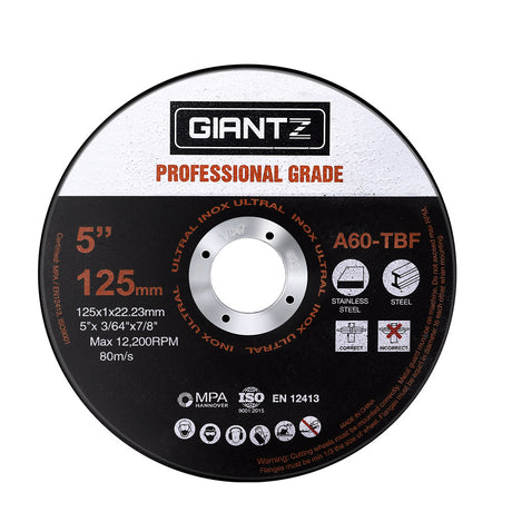 Giantz 25 x 5 Cutting Disc 125mm Metal Cut Off Wheel Angle Grinder Thin Steel