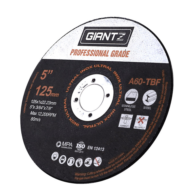 Giantz 500 x 5 Cutting Disc 125mm Metal Cut Off Wheel Angle Grinder Thin Steel"