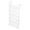 Artiss Shoe Rack 12-tier 24 Pairs Wall Mounted Metal Plastic Shoe Shleves White