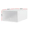 Artiss Shoe Box Set of 12 Storage Case Stackable Plastic Shoe Cabinet Cube White