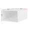Artiss Shoe Box Set of 24 Storage Case Stackable Plastic Shoe Cabinet Cube White
