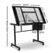 Artiss Adjustable Drawing Desk - Black and Grey