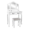 Artiss Dressing Table with Mirror - White