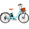 Phoenix 26 Electric Bike eBike e-Bike City Bicycle Vintage Style LG Battery Motorized Basket Green"