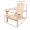 Gardeon Outdoor Furniture Adirondack Chair Beach Lounge Chairs Wooden Garden Patio
