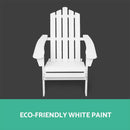 Gardeon Outdoor Furniture Lounge Chairs Beach Chair Wooden Adirondack Patio Garden