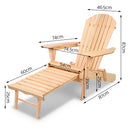 Gardeon Outdoor Furniture Sun Lounge Chairs Beach Chair Recliner Adirondack Patio Garden