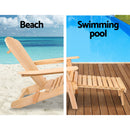 Gardeon Set of 2 Outdoor Sun Lounge Chairs Patio Furniture Beach Chair Lounger