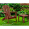 Gardeon 3PC Outdoor Setting Beach Chairs Table Wooden Adirondack Lounge Garden