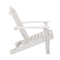 Gardeon Outdoor Sun Lounge Beach Chairs Table Setting Wooden Adirondack Patio - White