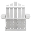 Gardeon Outdoor Sun Lounge Beach Chairs Table Setting Wooden Adirondack Patio Chair White