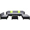 Gardeon 7PC Sofa Set Outdoor Furniture Lounge Setting Wicker Couches Garden Patio Pool