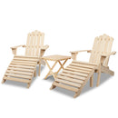 Gardeon Outdoor Chairs Table Set Sun Lounge Patio Furniture Beach Chair Lounger