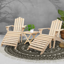 Gardeon Outdoor Chairs Table Set Sun Lounge Patio Furniture Beach Chair Lounger