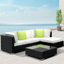 Gardeon 5PC Outdoor Furniture Sofa Set Wicker Garden Patio Pool Lounge