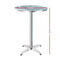 Gardeon Outdoor Bar Table Aluminium Dining Table Round 70CM