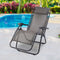 Gardeon Zero Gravity Recliner Chairs Outdoor Sun Lounge Beach Chair Camping - Beige