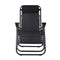 Zero Gravity Chairs 2PC Reclining Outdoor Furniture Sun Lounge Folding Camping Lounger Black