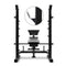 Everfit Multi-Station Weight Bench Press Fitness 58KG Barbell Set Incline Black