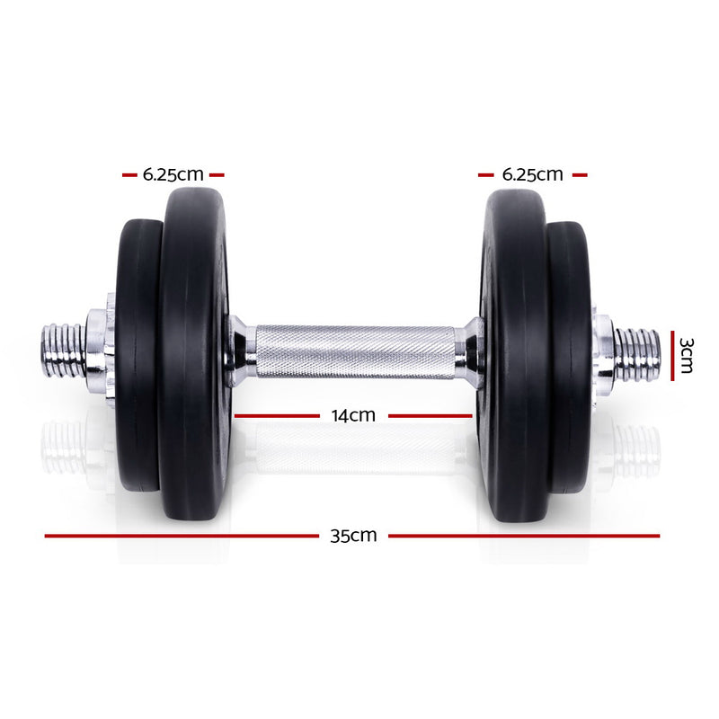 Everfit Fitness Gym Exercise Dumbbell Set 20kg
