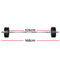 48KG Barbell Weight Set Plates Bar Bench Press Fitness Exercise Home Gym 168cm