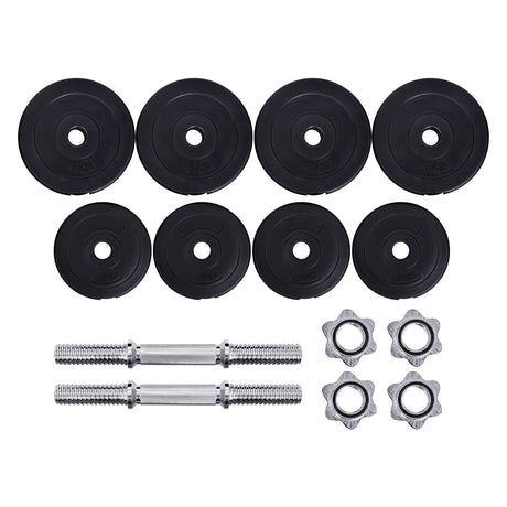 20KG Dumbbells Dumbbell Set Weight Training Plates Home Gym Fitness Exercise