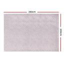 Artiss Floor Rugs 200x290cm Washable Area Mat Large Carpet Microfiber Ripple