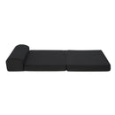 Giselle Bedding Folding Foam Mattress Portable Single Sofa Bed Mat Air Mesh Fabric Black