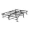 Artiss Folding Double Metal Bed Frame - Black