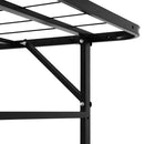 Artiss Folding Double Metal Bed Frame - Black