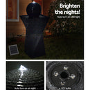 Gardeon Solar Powered Water Fountain Twist Design with Lights