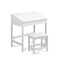 Keezi Kids Table Chairs Set Children Drawing Writing Desk Storage Toys Play