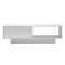 Artiss Coffee Table LED Lights High Gloss Storage Drawer Modern Furniture White