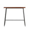 Artiss Bar Table Industrial Dining Desk High Wood Kitchen Shelf Wooden Cafe Pub