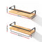 Artiss 2x Floating Wall Shelves Brackets Towel Rail Rack DIY Wall Mount Rack