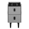 Artiss Smart Bedside Table 2 Drawers with Wireless Charging LED Lights Grey