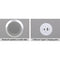 Artiss Smart Bedside Table 2 Drawers with Wireless Charging LED Lights Grey