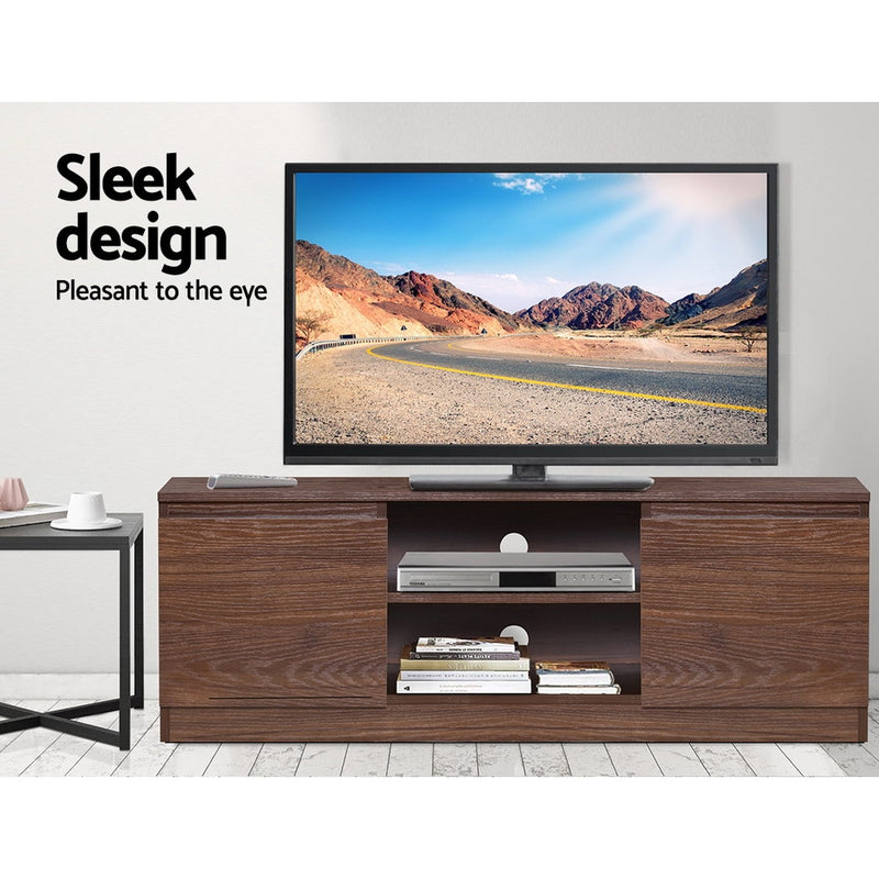 Artiss TV Stand Entertainment Unit with Storage - Walnut