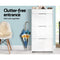 Artiss 24 Pair High Gloss Wooden Shoe Cabinet - White