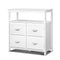 Artiss Kitchen Storage Buffet with Shelves - White