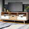Artiss TV Cabinet Entertainment Unit Stand Wooden Storage 140cm Scandinavian