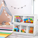 Keezi Kids Toy Box Stackable Bookshelf Storage Organiser Bookcase Shelf