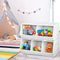 Keezi Kids Toy Box Stackable Bookshelf Storage Organiser Bookcase Shelf