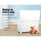 Keezi Kids Wooden Toy Chest Storage Blanket Box White Children Room Organiser