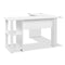 Artiss Office Computer Desk Corner Student Study Table Workstation L-Shape Shelf White