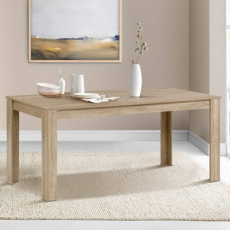 Artiss Dining Table 6-8 Seater Wooden Kitchen Tables Oak 160cm Cafe Restaurant