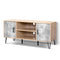 Artiss TV Cabinet Entertainment Unit Stand Industrial Wooden Metal Legs Oak